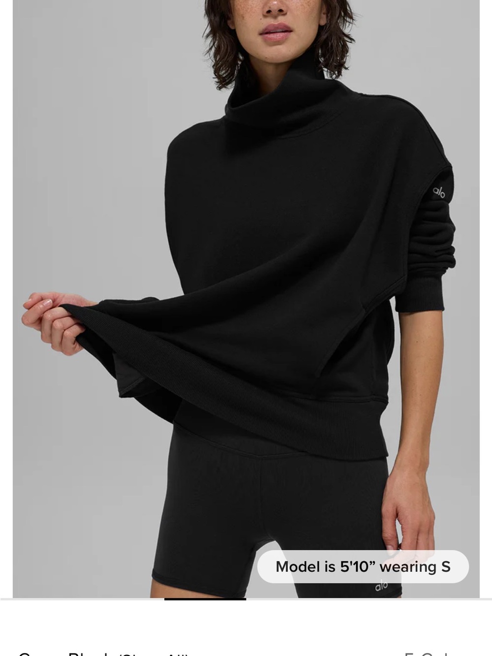 Alo Hazy Mock Neck Pullover - Picture 2 of 6